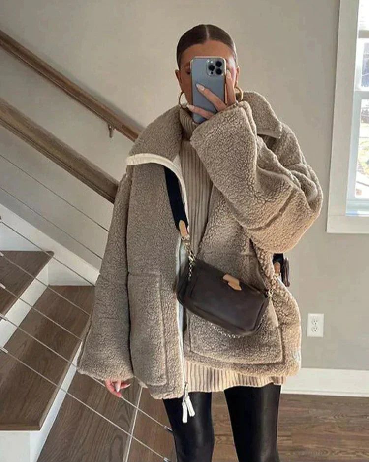 Mirella | Teddy Fleece Jacke